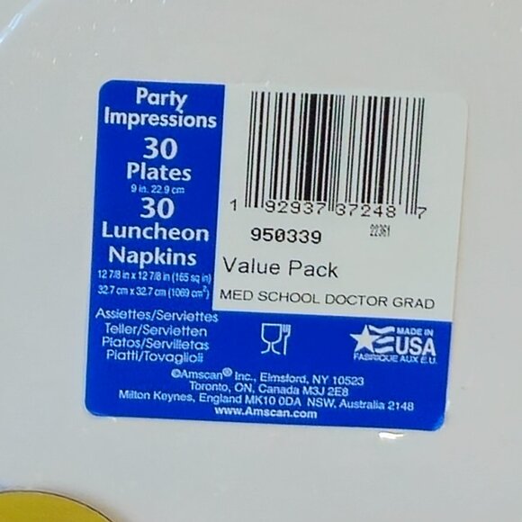 Doctor Graduation Tablewear - Picture 3 of 4